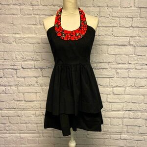 Shoshanna Beaded Halter Dress Size 6
